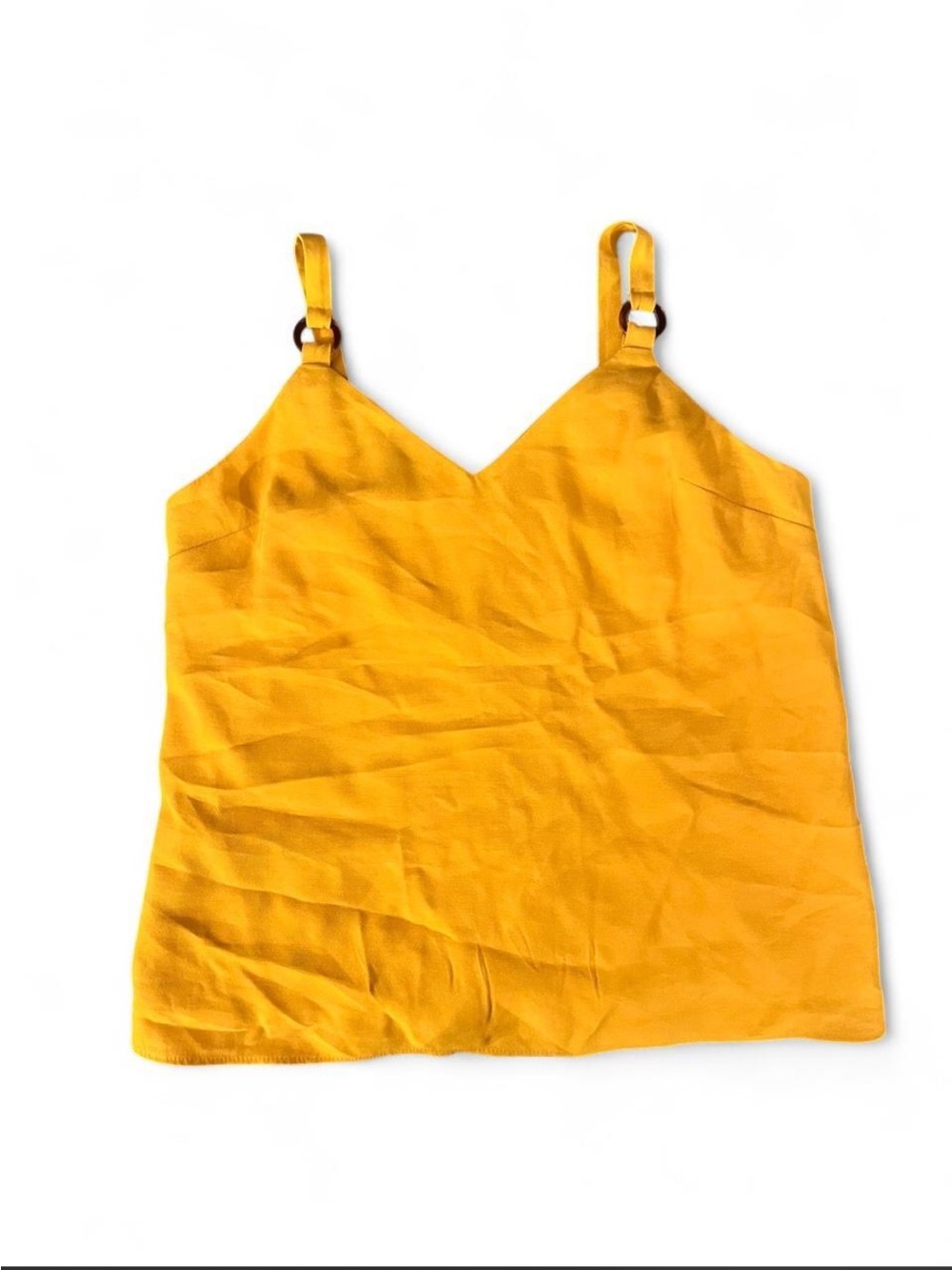 EUC Topshop yellow tank top size 2 - Picture 2 of 5